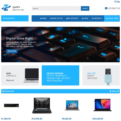 Zapify : Custom CMS